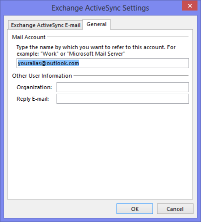 Changing the account name of an EAS account.