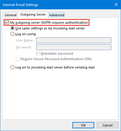 Enabling SMTP authentication allows you to send from basically anywhere.