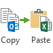 Copy Outlook -> Paste Excel