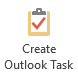Create Outlook Task button