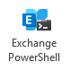 Exchange Management Shell - PowerShell button