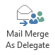 Mail Merge As Delegate button