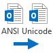 ANSI to Unicode button