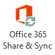 Office 365 Share & Sync button