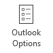 Outlook Options button