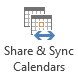 Share & Sync Calendars button