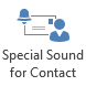Special Sound for Contact button