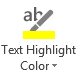 Text Highlight Color button
