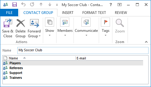 Contact Groups nested in another Contact Group