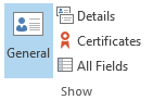 Contacts Show - General - Details - All Fields