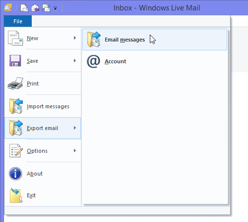 Importing From Outlook Express Windows Mail Or Windows Live Mail On
