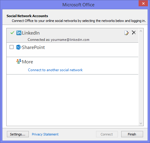 Do you still have the Facebook Connector listed under File-> Account Settings-> Social Network account?