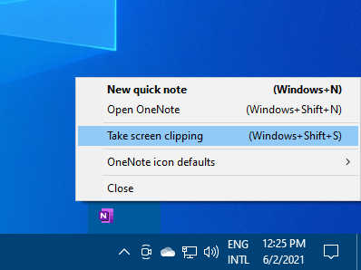 OneNote also holds a screenshot creation feature which can be used for other applications as well.
