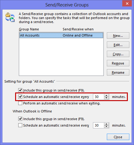 In Outlook 2010, Outlook Hotmail Connector account respect your send/receive interval settings.