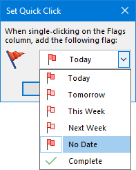 Select your default Task Due Date.