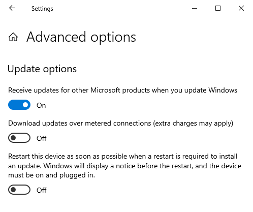 Enable Microsoft Update in Windows 10 to get Office updates too.
