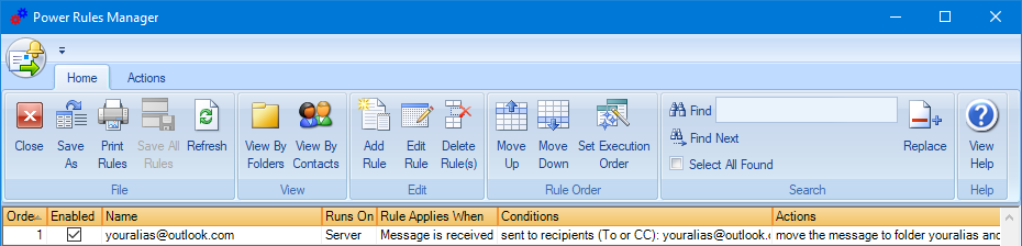 Got a lot of rules? You can manage them more effectively with Sperry Software's Power Rules Manager.