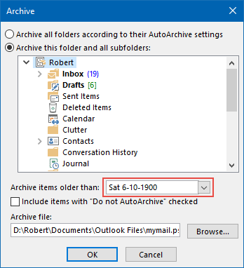 Archive your mailbox with a data far in the past to only copy the folder structure of your mailbox into a new pst-file.