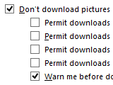 Recommended Automatic Download settings for all versions of Outlook. (click on image to enlarge)