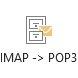 Convert IMAP to POP3 Account button