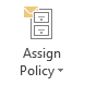 Assign Policy button
