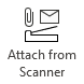 Attach from Scanner button
