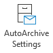 AutoArchive Settings button