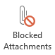 Blocked Attachments button