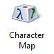 Character Map button