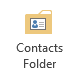 Contact Folder button