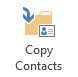 Copy Contacts button