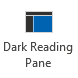 Dark Reading Pane button