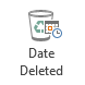 Date Deleted button