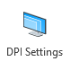 DPI Settings button
