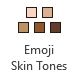 Emoji Skin Tones button