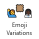 Emoji Variations button