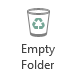 Empty Folder button