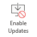 Enable Updates button