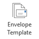 Envelope Template button