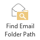 Find Email Folder Path button