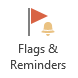 Flags & Reminders button