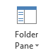 Folder Pane button