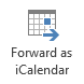 Forward as iCalendar button