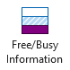 Free/Busy Information button