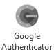 Google Authenticator button
