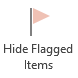 Hide Flagged Items button