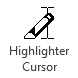Highlighter Cursor button
