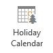 Holiday Calendar button