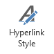 Hyperlink Style button