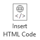 Insert HTML code directly into an email message
